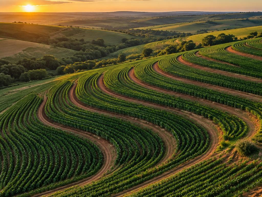 Curvas de Nível e Terraceamento realizado pela AGROENG